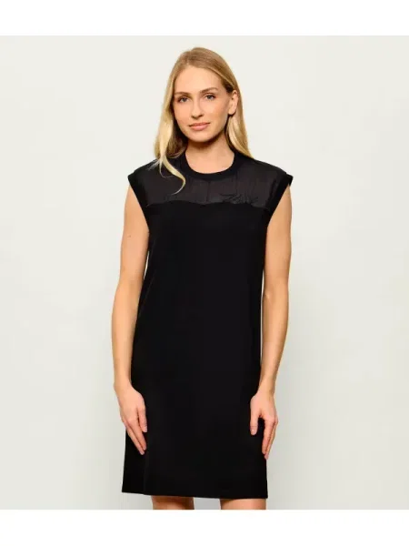 Karl Lagerfeld Rochie Signature negru