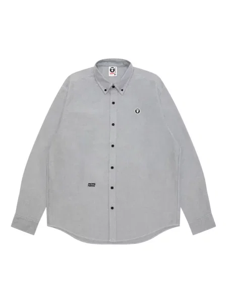 Cămașă Aape By A Bathing Ape cu broderie gri