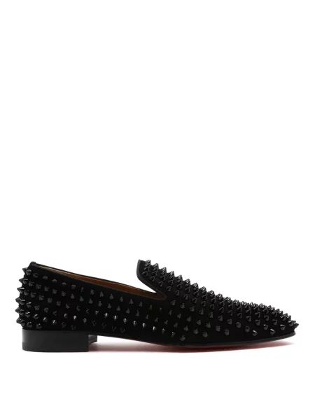 Półbuty Christian Louboutin bez obcasa czarne