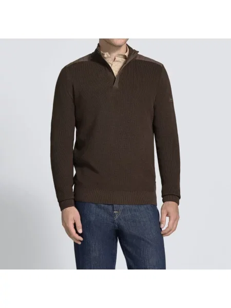 Sweter Bugatti brązowy