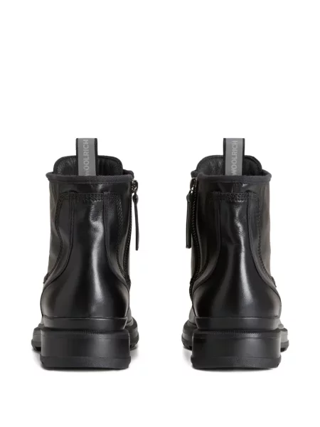 Botine Woolrich din piele negru
