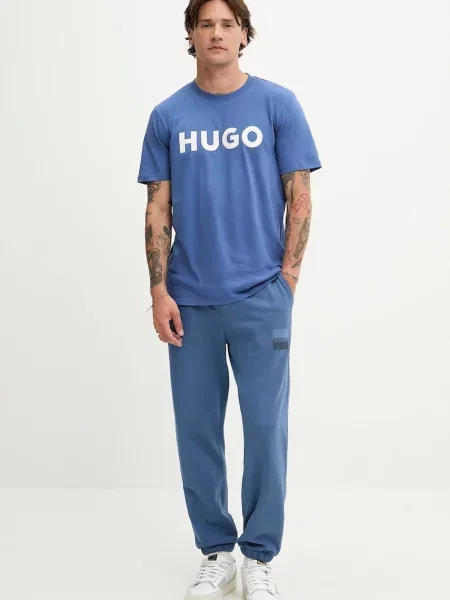 HUGO kratka majica Dulivio vijolična