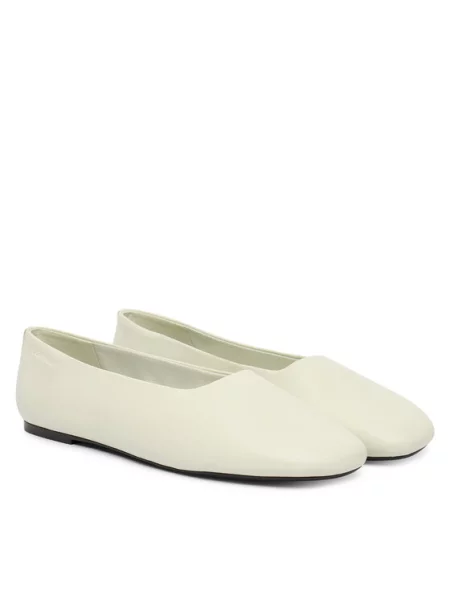 Calvin Klein Balerinke Round Ballerina Lth bela