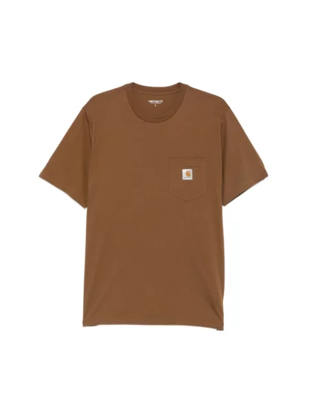 Koszulka Carhartt Wip brązowa