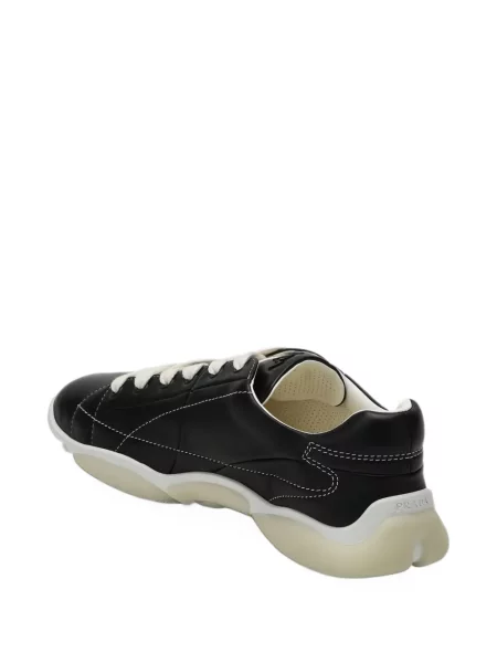 Sneakerși Prada din piele negru