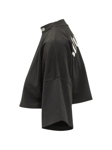 Decupat top Palm Angels cu imagine negru