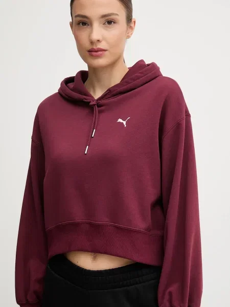 Кофта Puma з капюшоном однотонна чорний