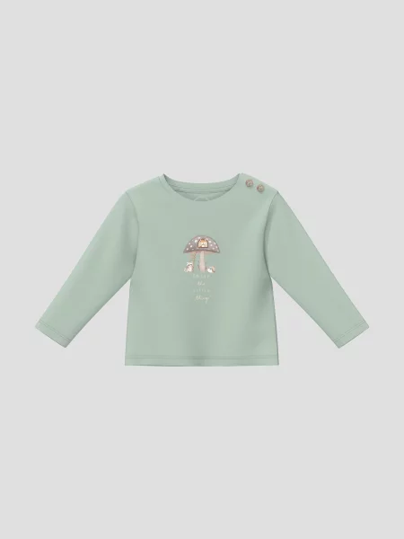T-shirt unisex z nadrukiem zielona