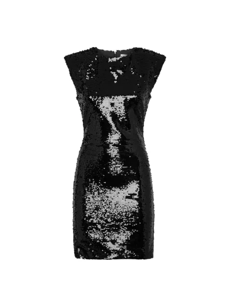 Sukienka koszulowa Philipp Plein bez rękawów czarna