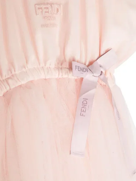Dětské šaty Fendi růžové