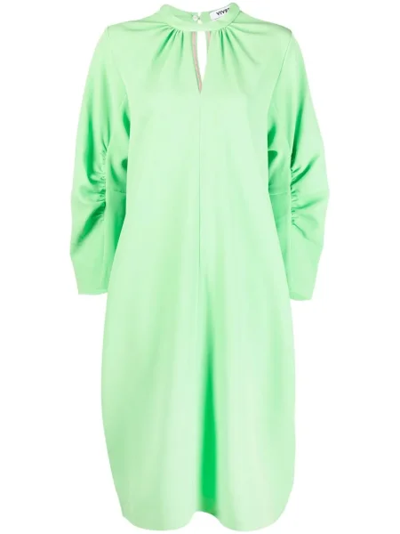 Rochie Vivetta din jerseu de costum verde