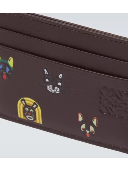 Portofel Loewe din piele maro