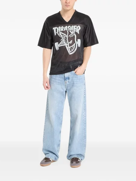 Футбол тениска Thrasher черно