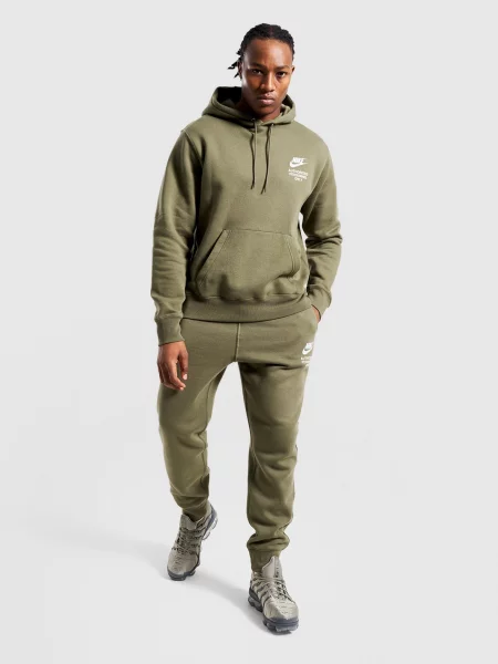 Nike Bluza Z Kapturem Nsw Gfx zielona