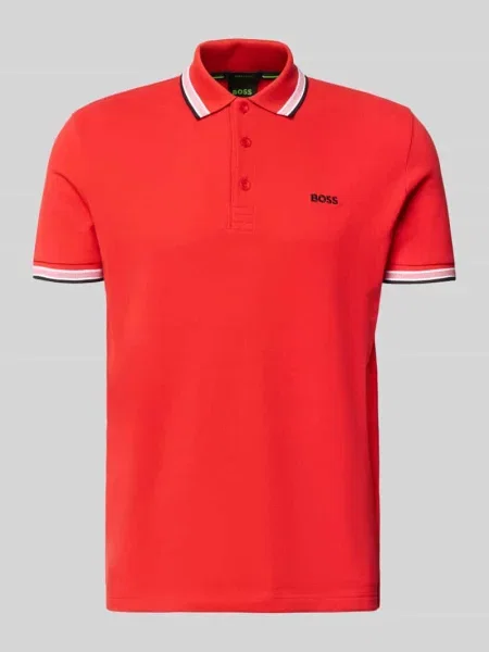 Hugo Koszulki Mężczyzna L Green Line Polo Shirt czerwony