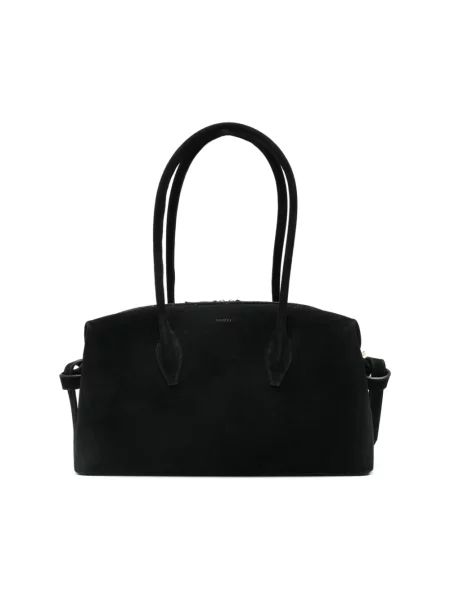 Torebka skórzana Yuzefi skórzana czarna