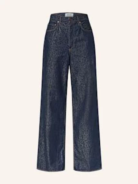 Agolde Jeansy Wide Leg Dame blau
