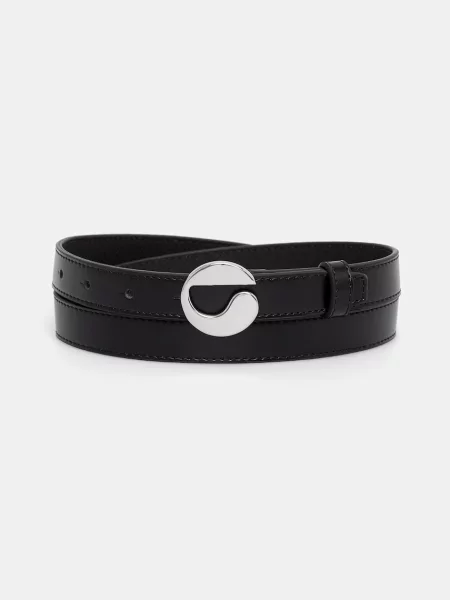Coperni curea pentru femei din piele Logo negru