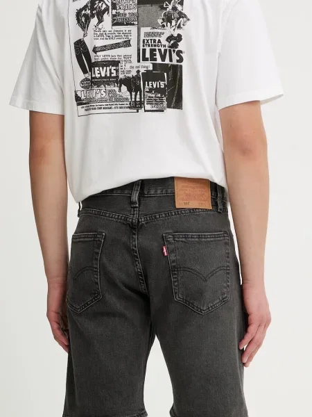 Džínové šortky Levi's ORIGINAL černé