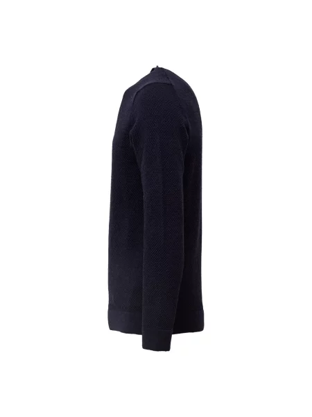 Dzianinowy sweter Zanone niebieski