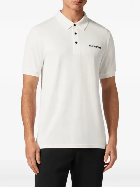 Μικρός polo Plein Sport λευκό