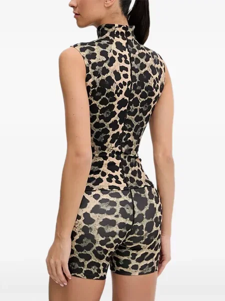 Топ P.e Nation с леопардов принт