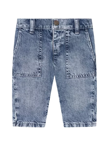 Jeansy dziecięce Emporio Armani niebieskie