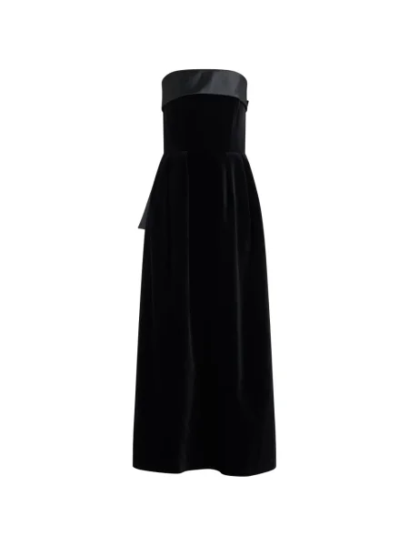 Rochie Dice Kayek cu funde de costum negru