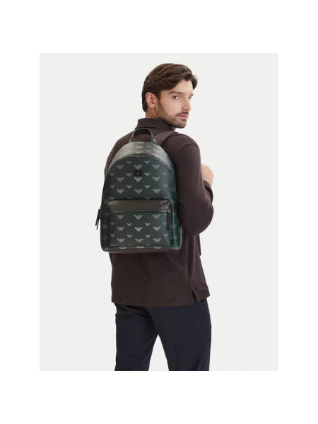 Plecak Emporio Armani niebieski