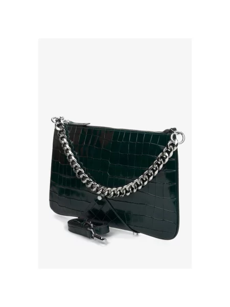 Сумка шкіряна Estro зелена