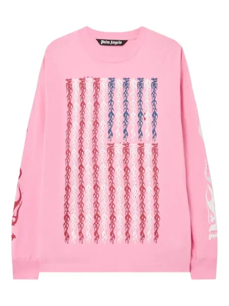 Tricou Palm Angels lung roz