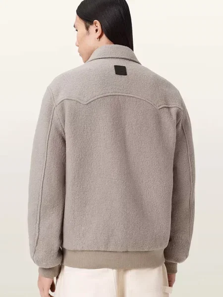 AllSaints geacă bomber Bărbați ROYCE bej