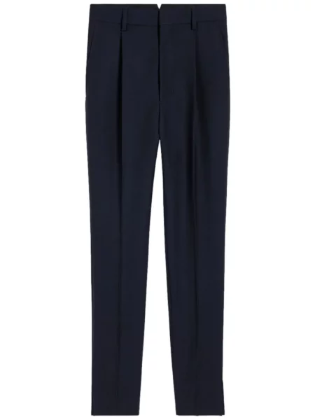 Pantaloni Ami Paris albastru