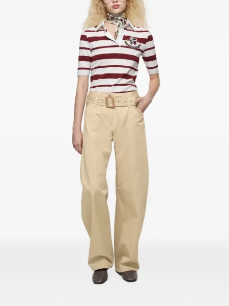 Cu centură pantaloni Acne Studios din țesătură twill