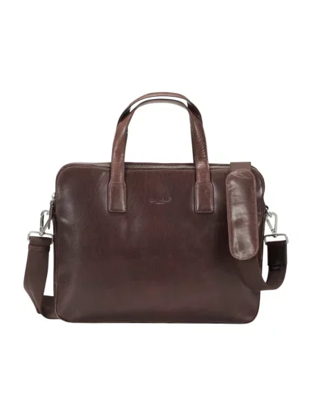 Torebka skórzana Howard London skórzana brązowa