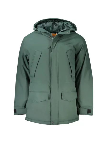 Geacă Timberland cu glugă verde