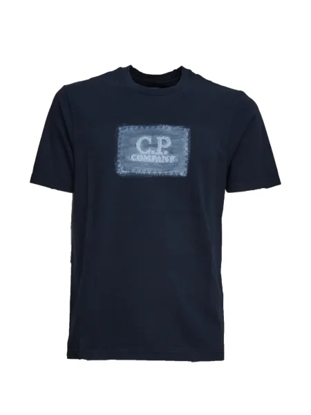 Tricou C.p. Company din jerseu albastru