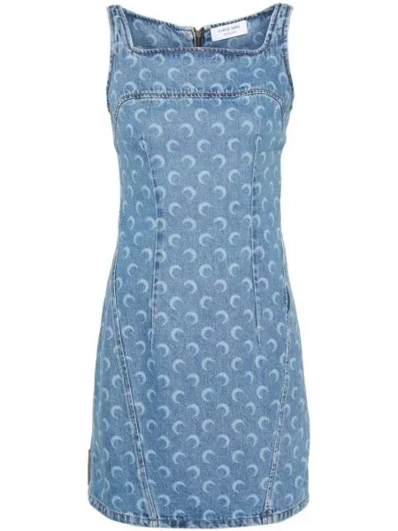 Rochie mini Marine Serre cu imagine de costum albastru