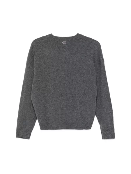 Sweter Liu Jo wełniany szary