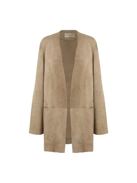 Lniana marynarka Cortana brązowa