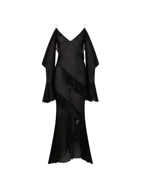 Rochie Roberto Cavalli cu volane negru