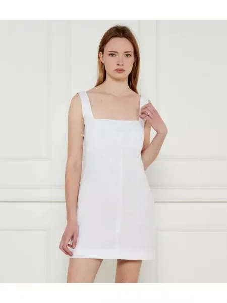 Calvin Klein Jeans Ruha len hozzáadásával fehér