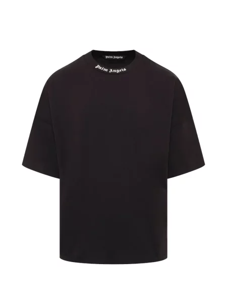 Tricou Palm Angels clasic cu autograf negru