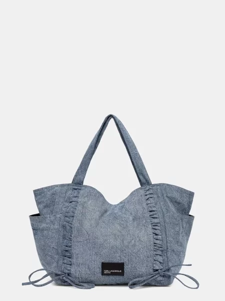 Karl Lagerfeld Jeans geantă de blugi albastru