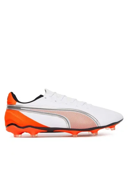 Ποδοσφαιρικά Παπούτσια Puma King Match Fg/Ag 01 λευκό