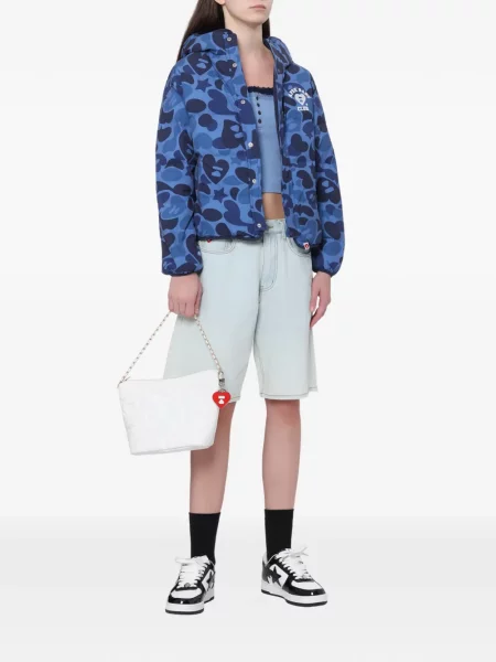 Μπουφάν Apee™ By *a Bathing Ape® με σχέδιο παραλλαγής μπλε