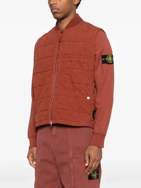 Vestă Stone Island cu strasuri maro