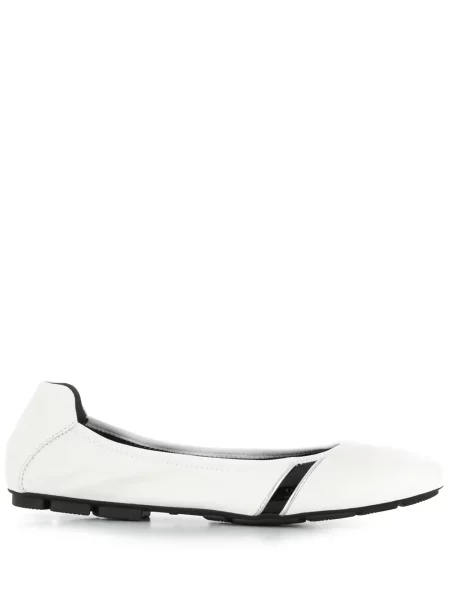 Pantofi cu toc Hogan fără toc alb