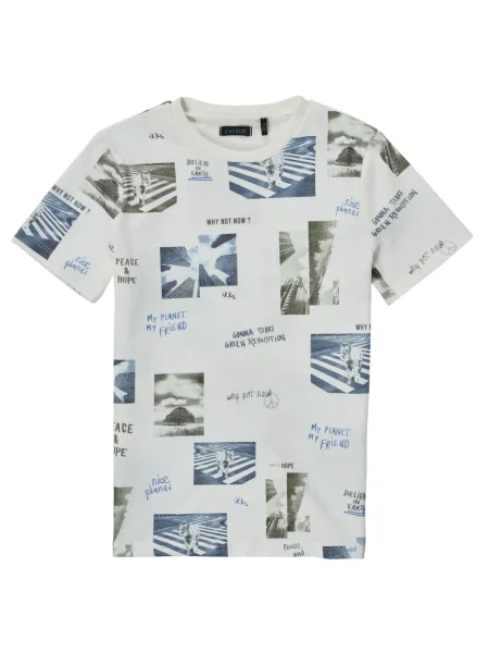 Tricou copii Ikks alb