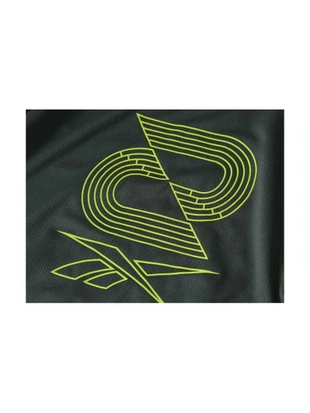 Grafic tricou Reebok alergare galben